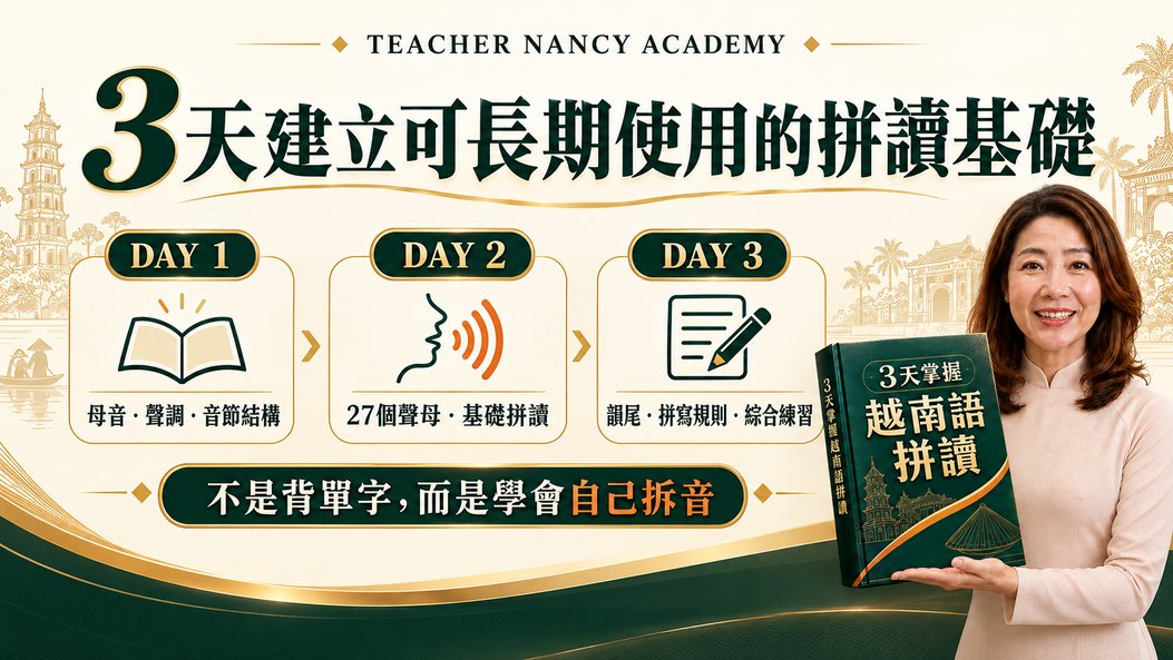 三天掌握越南語拼讀 — ảnh 4