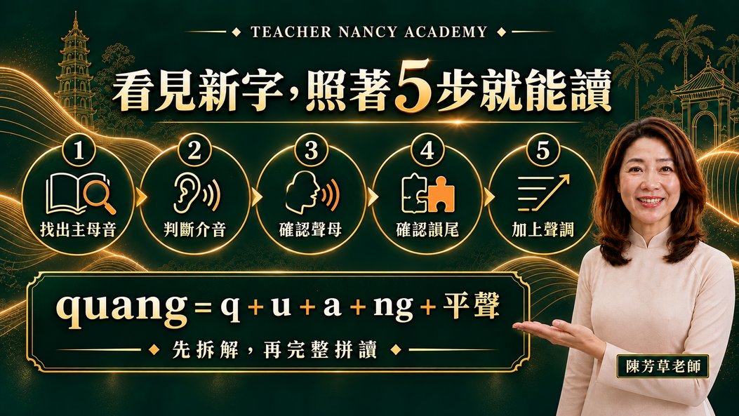 三天掌握越南語拼讀 — ảnh 5